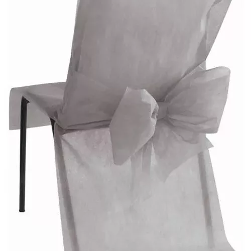 Photo du produit 10 Housses de chaise Premium grises