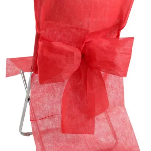 Photo du produit 10 Housses de chaise Premium rouge