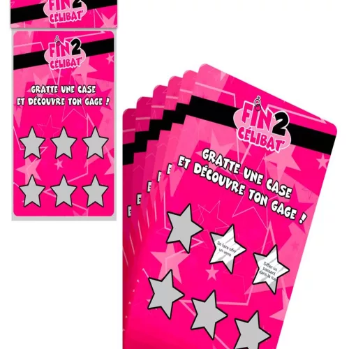 Photo du produit Jeu à gratter enterrement de vie de jeune fille