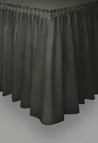Photo du produit Jupe de table noire en plastique