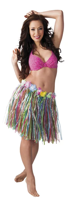 Photo du produit Jupe hawaïenne multicolore adulte