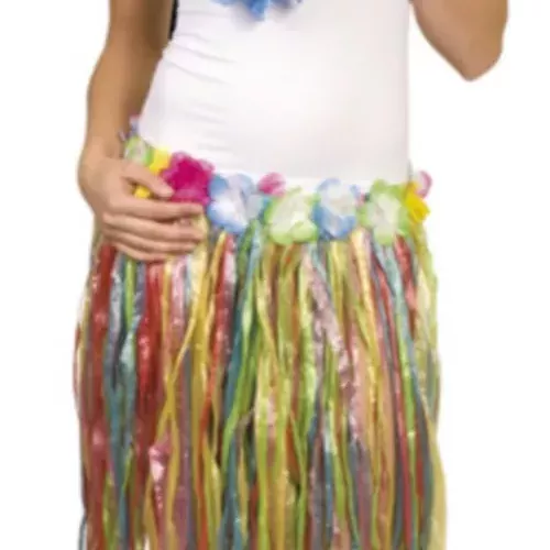 Photo du produit Jupe longue multicolore Hawaï femme