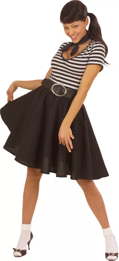 Photo du produit Jupe rock'n'roll noire femme