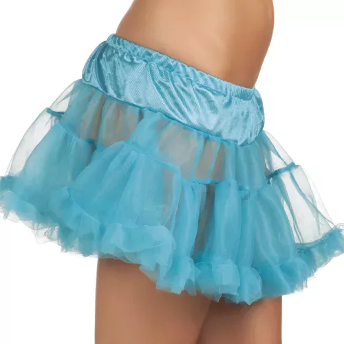 Photo du produit Jupon bleu turquoise en tulle femme