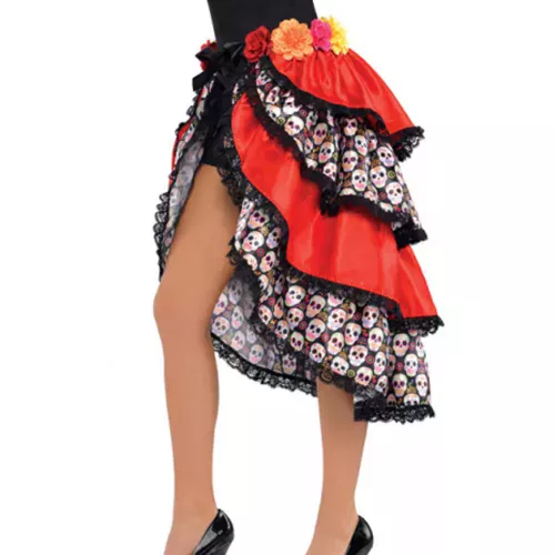 Photo du produit Jupon Dia de los muertos femme