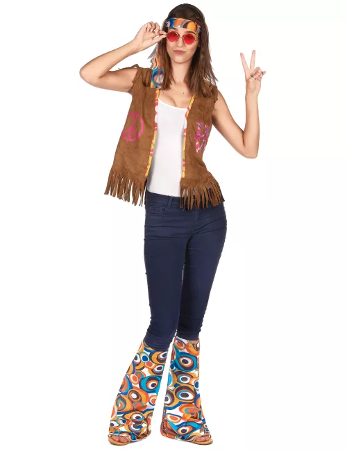 Photo du produit Kit accessoires hippie rétro adulte