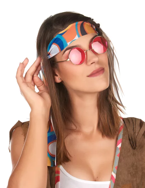 Photo du produit Kit accessoires hippie rétro adulte