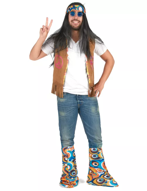 Photo du produit Kit accessoires hippie rétro adulte