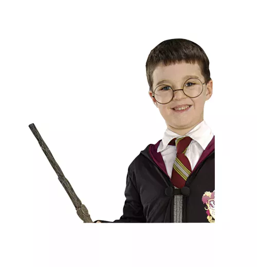 Photo du produit Kit baguette magique & lunettes Harry Potter enfant