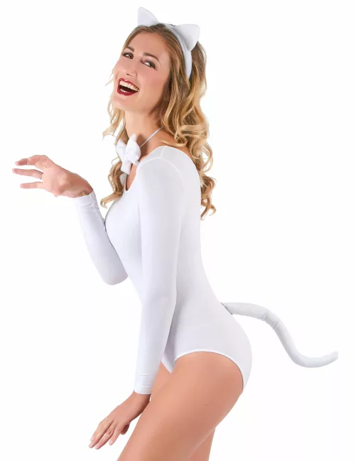 Photo du produit Kit chat blanc adulte