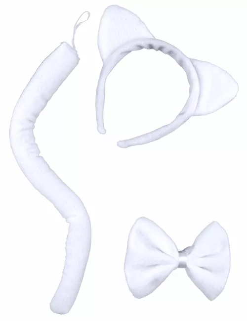 Photo du produit Kit chat blanc adulte