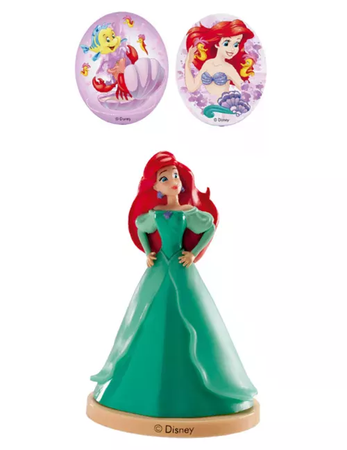 Photo du produit Kit de décorations Ariel La Petite Sirène 8,5 cm