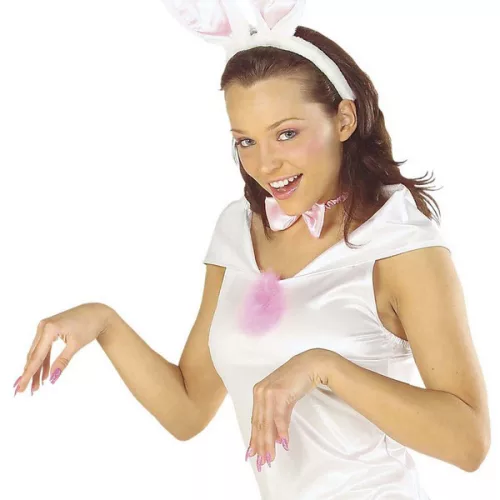 Photo du produit Kit lapin blanc et rose adulte