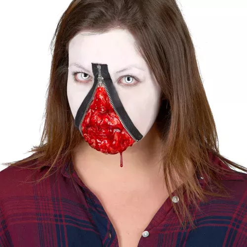 Photo du produit Kit maquillage fermeture éclair adulte Halloween