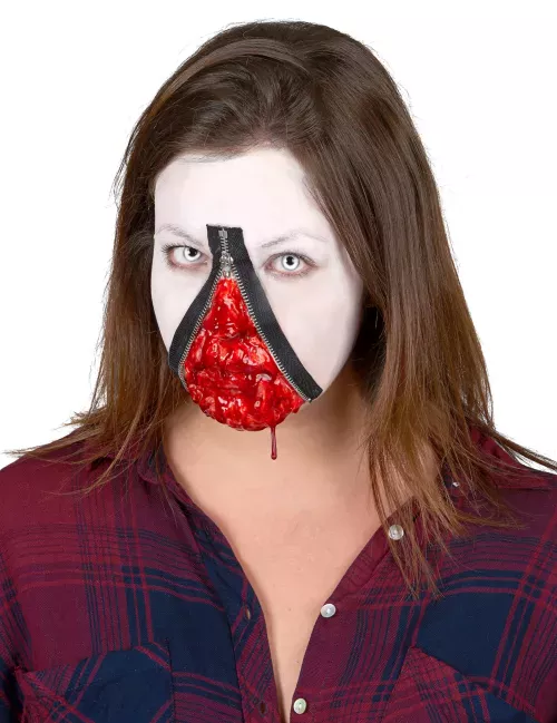 Photo du produit Kit maquillage fermeture éclair adulte Halloween