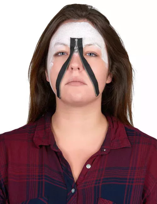 Photo du produit Kit maquillage fermeture éclair adulte Halloween
