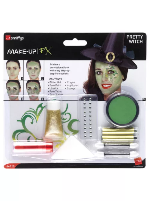Photo du produit Kit maquillage sorcière enchanteresse femme Halloween