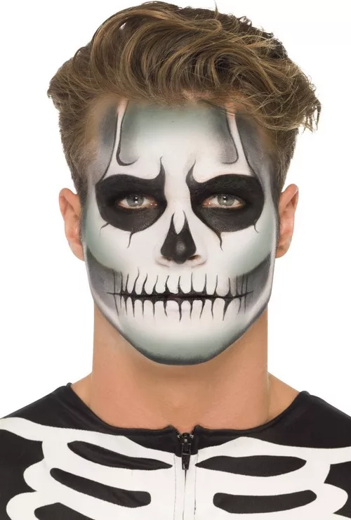 Photo du produit Kit maquillage squelette phosphorescent adulte Halloween