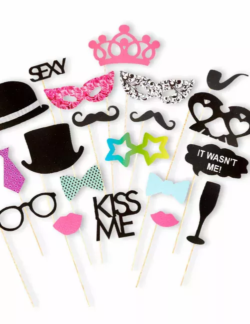 Photo du produit Kit photobooth 20 pièces mariage