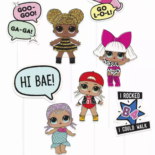 Photo du produit Kit photobooth Lol Surprise 8 accessoires