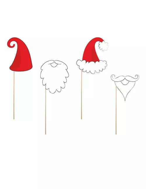 Photo du produit Kit photobooth 4 pièces Père Noël
