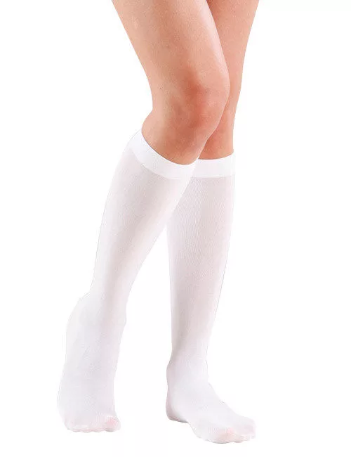 Photo du produit Chaussettes collants blancs opaques femme