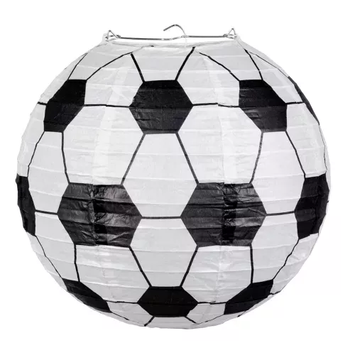 Photo du produit Lanterne en papier Foot party 25 cm