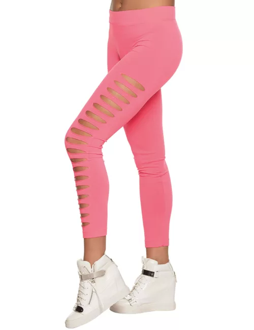 Photo du produit Legging troué rose adulte