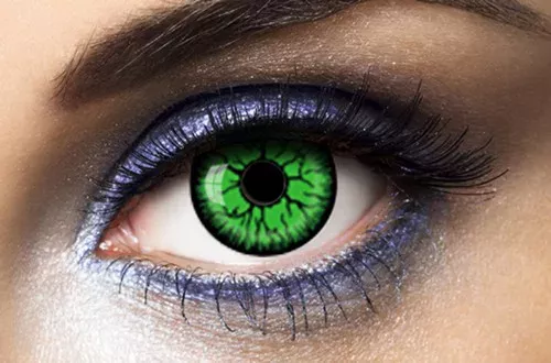 Photo du produit Lentilles fantaisie monstre vert adulte