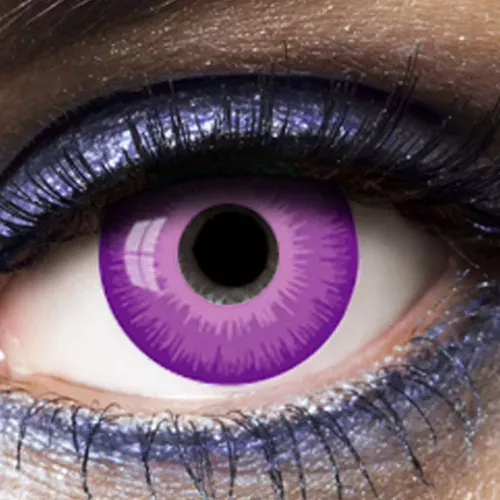 Photo du produit Lentilles fantaisie oeil violet adulte