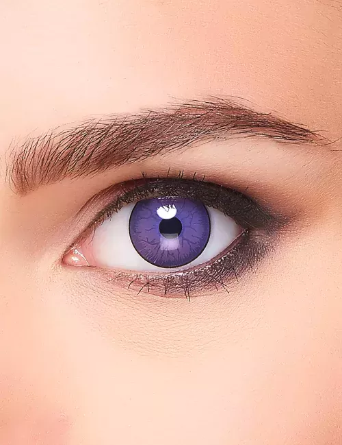 Photo du produit Lentilles fantaisie monstre violet adulte