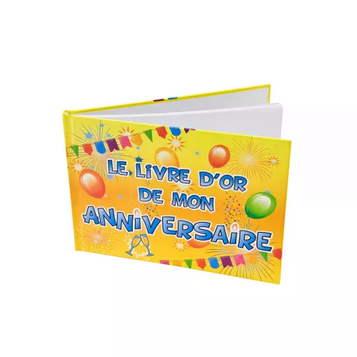 Photo du produit Livre d'or Anniversaire Fiesta 21.5 x 15.5 cm