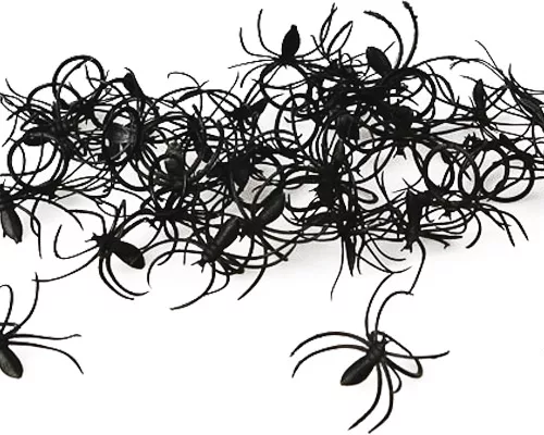 Photo du produit Lot 50 bagues araignées Halloween