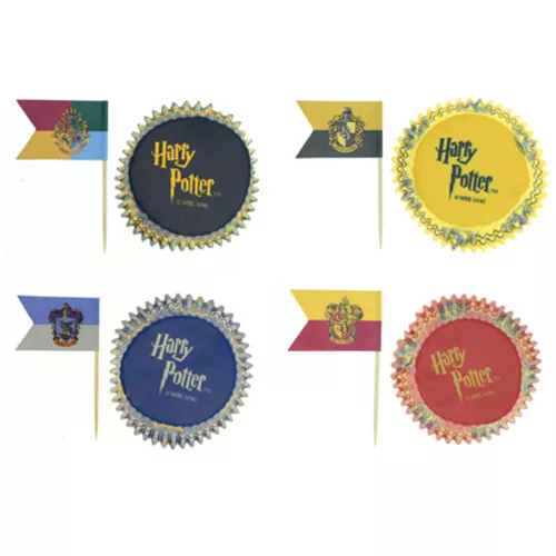 Photo du produit Lot de 100 décorations pour cupcakes - Harry Potter
