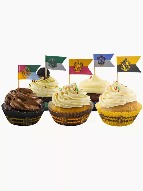 Photo du produit Lot de 100 décorations pour cupcakes - Harry Potter