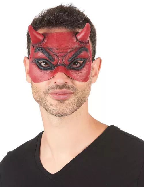 Photo du produit Loup en latexdémon adulte