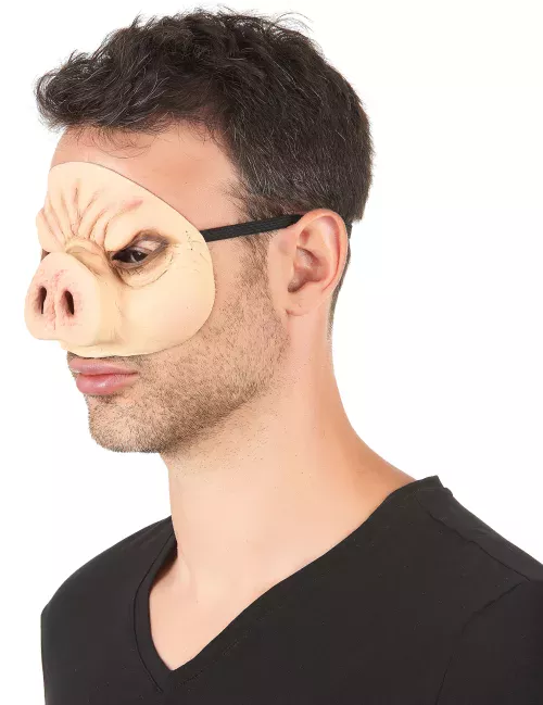 Photo du produit Loup latex cochon adulte
