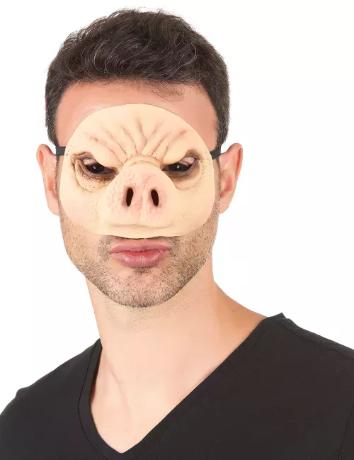 Photo du produit Loup latex cochon adulte