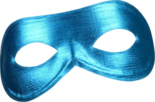 Photo du produit Loup métallisé bleu adulte