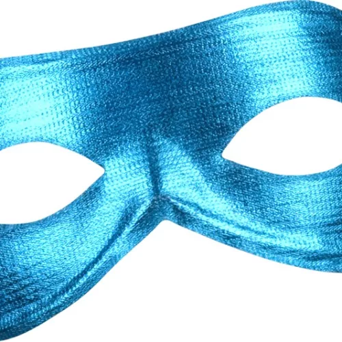 Photo du produit Loup métallisé bleu adulte