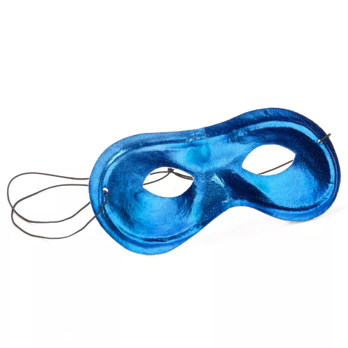 Photo du produit Loup métallisé bleu électrique adulte