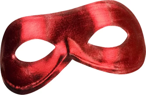 Photo du produit Loup métallisé rouge adulte
