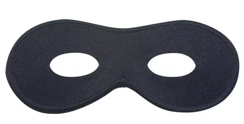 Photo du produit Loup noir adulte en tissu et plastique