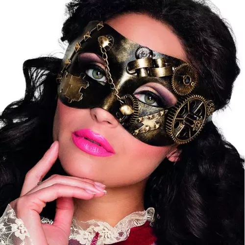 Photo du produit Loup steampunk rouages adulte