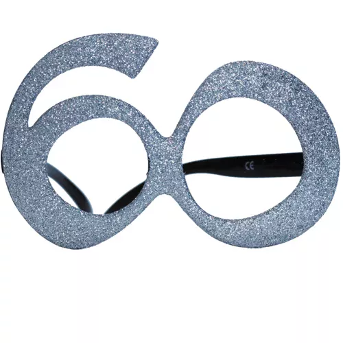 Photo du produit Lunettes âge à paillettes 60 ans