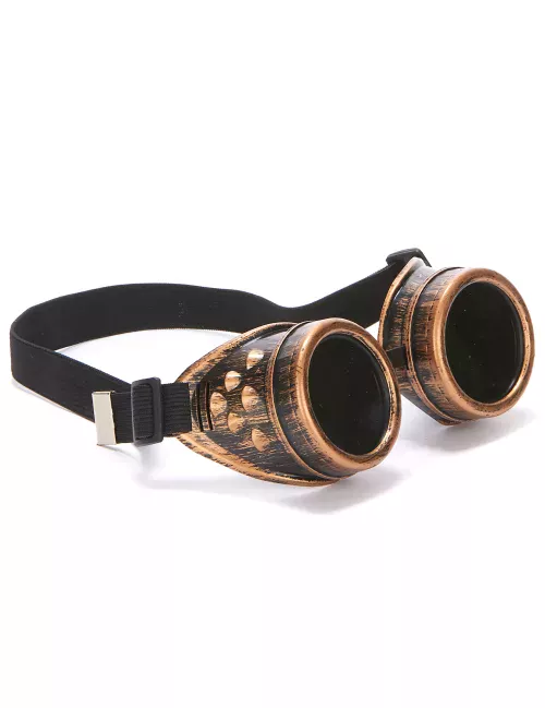Photo du produit Lunettes aviateur cuivre steampunk adulte