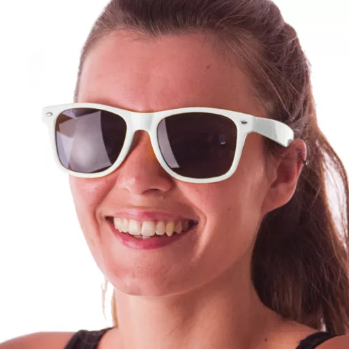 Photo du produit Lunettes blues blanche adulte
