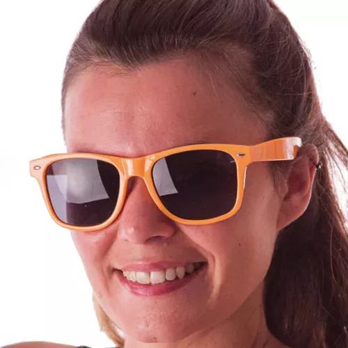 Photo du produit Lunettes blues fluo orange adulte