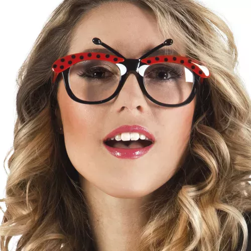 Photo du produit Lunettes coccinelle adulte