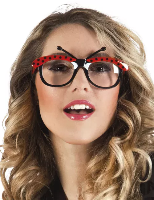 Photo du produit Lunettes coccinelle adulte